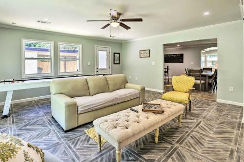 Sleek Montgomery Home Media Room, Fire Pit!