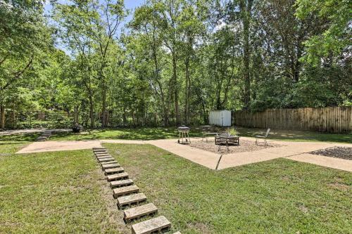 Sleek Montgomery Home Media Room, Fire Pit!