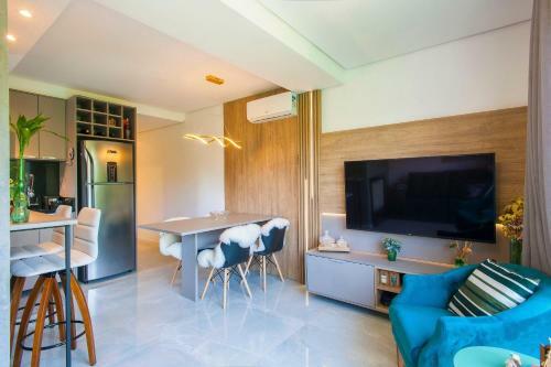 Lindo Apartamento No Centro De Canela - Para At� 5 Pessoas