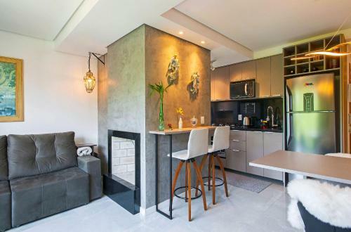 Lindo Apartamento No Centro De Canela - Para At� 5 Pessoas