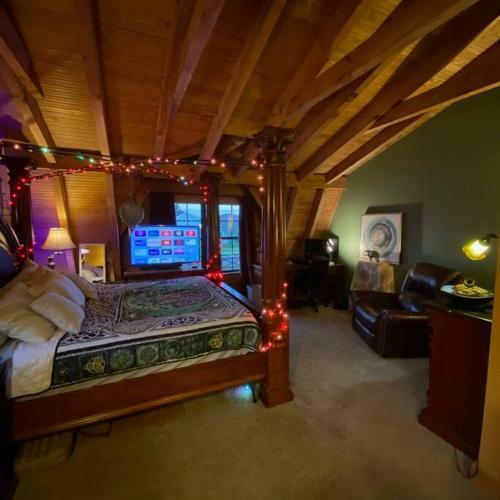 Villa Log Cabin Home W/pool Close To Disney World!
