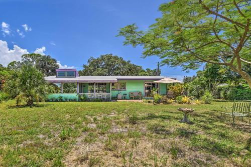 Colorful Sarasota Retreat With Private Backyard