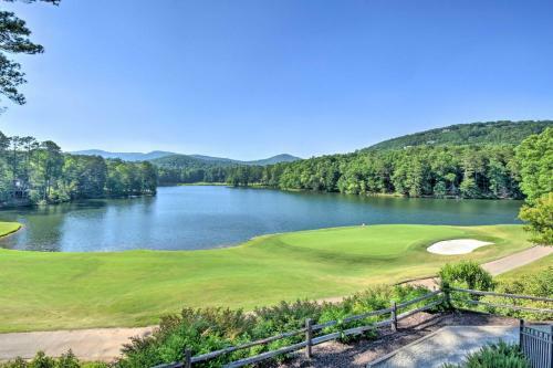 Big Canoe Retreat With Deck And Golf Course Views