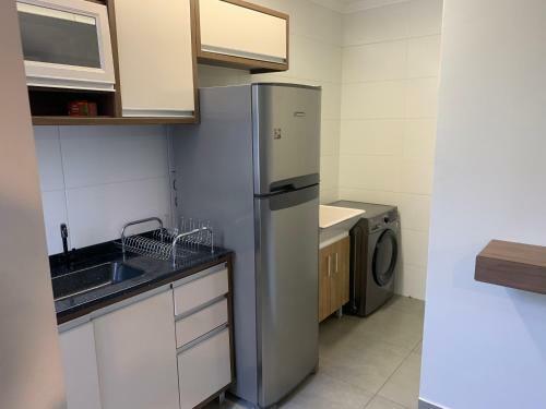 Apartamento Loft Com Estacionamento 400 Metros Da Praia