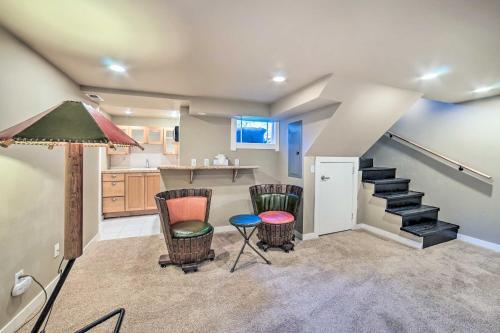 Bellevue Craftsman Home With Deck And Fire Pit!