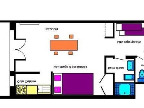 Apartamento Studio Vars, 1 Pi�ce, 4 Personnes - Fr-1-330b-195