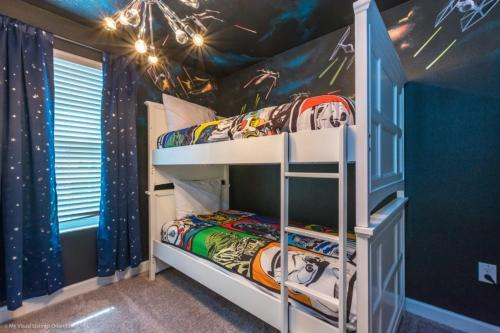 Frozen & Star Wars Themed Rooms & Game Room Villa