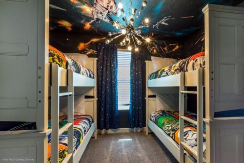 Frozen & Star Wars Themed Rooms & Game Room Villa