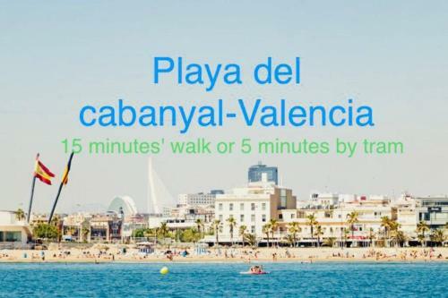 Apartamento Valencia / Playa Cabanyal, Puerto, Cuidad Artes