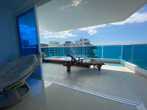 Apartamento Frente Al Mar Cerca A Santa Marta