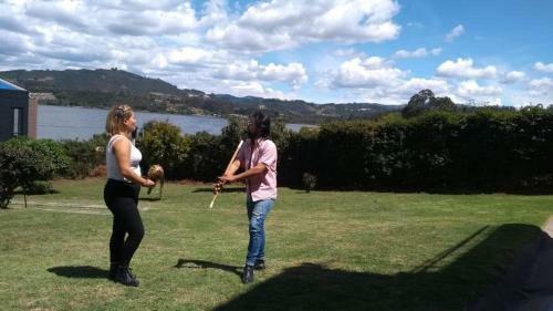 Private Lake View Cottage With Bbq Yard In Paipa