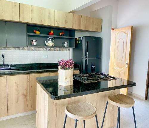 Apartamento Caba�as Con Jacuzzi Y Chimenea - Casa Floral, Marinilla