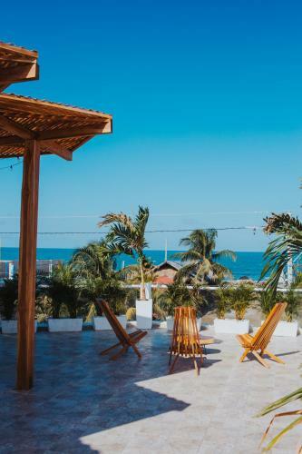 Villa Hermosa Casa De Playa Con Piscina, Jacuzzi Y Rooftop