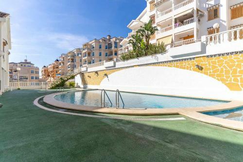 Apartamento 1 Min Playa Terraza Piscina AA Garaje