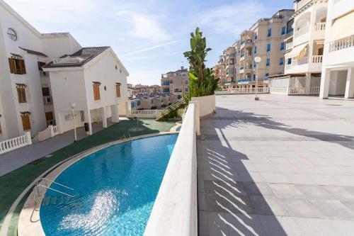 Apartamento 1 Min Playa Terraza Piscina AA Garaje