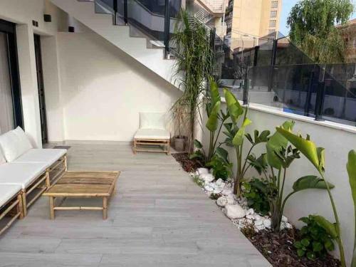 Apartamento Beach Bungalow With Swiming Pool And Long Terrace