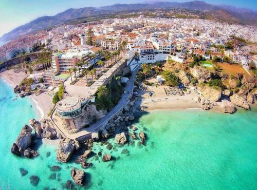 Apartamento Playa Burriana, Tv� Terasser, Havsutsikt, Pool
