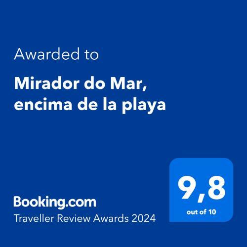 Apartamento Mirador Do Mar, Encima De La Playa