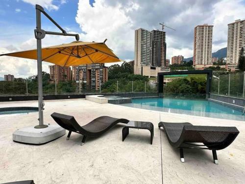 Apartamento 201 Huge Terrace And Beautiful View In El Poblado