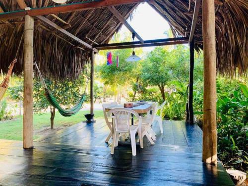 Casa En La Playa Del Mar Caribe Con Piscina