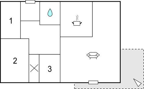 Holiday Home Skj�k 34