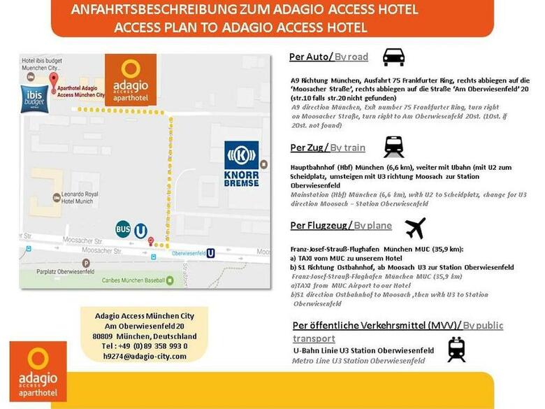 Aparthotel Adagio Access M�nchen City Olympiapark
