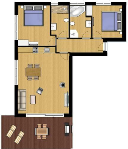 Apartamento Beach'n'sea Wohnung 1