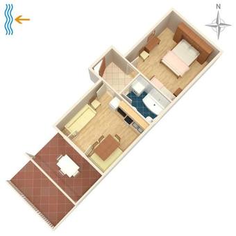 Apartments With A Parking Space Metajna (pag) - 4116