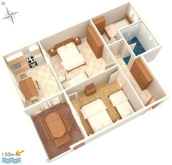 Apartments By The Sea Okrug Gornji (ciovo) - 1069