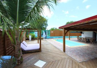 Villa With 2 Bedrooms In Anse-bertrand, With Private Pool, Furnished Terrace And Wifi - 1 Km From The Beach