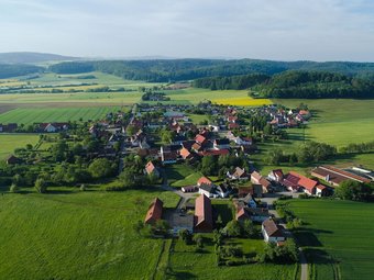 Detached Holiday Home For Groups In Ober-waroldern Incl. Sauna And Garden