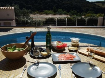 Cozy Villa In Roquebrun With Private Pool