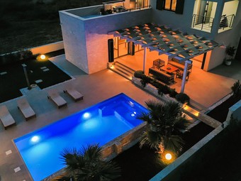 Splendid Villa With Private, Heatable Pool, Big Roofed Terrace, Outdoor Kitchen