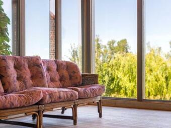 Graceful Holiday Home In Geetbets With Patio