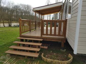 Fully Equipped Mobile Homes At The Domaine De Dugny Campsite