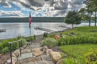 Apartamento Lakefront Keuka Lake Apt With Seasonal Dock Access!