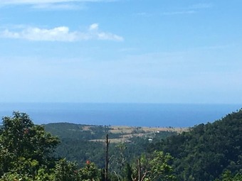 Villa House With 3 Bedrooms In Layou Valley Road, With Wonderful Sea View And Furnished Garden - 25 Km From The Beach