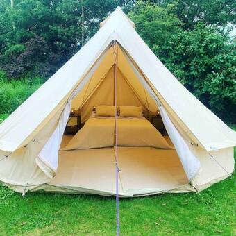 Luxury Glamping With Private Natural Pool And Wood-fired Hot Tub