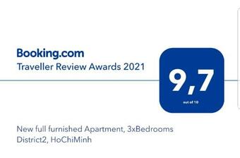 New Full Furnished Apartment, 3xbedrooms District2, Hochiminh