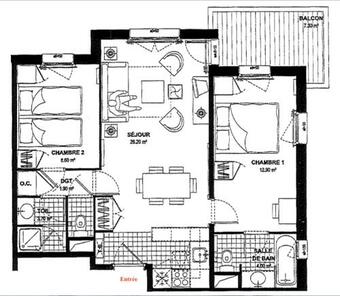 Apartamentos Arc 1950 3 Pi�ces 6 Personnes Luxe Manoir Savoie