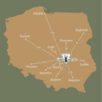 Wzg�rza Kunowskie Domy Go?cinne Spa Z Basenem