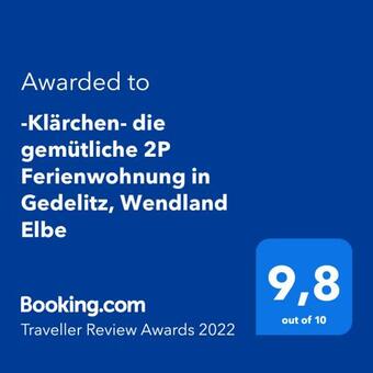 Apartamento -kl�rchen- Die Gem�tliche 2p Ferienwohnung In Gedelitz, Wendland Elbe