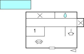 Amazing Home In Comps With Wifi, Outdoor Swimming Pool And 1 Bedrooms