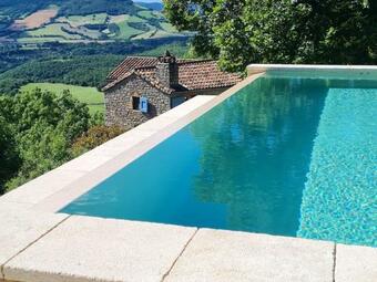 Villa D'une Chambre Avec Piscine Privee Jacuzzy Et Jardin Amenage A Saint Georges De Luzencon