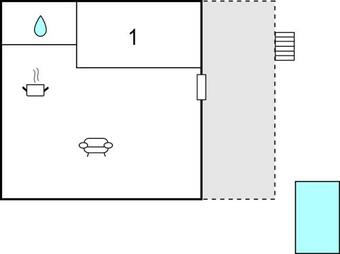 Awesome Apartment In Guardialfiera With Outdoor Swimming Pool, Wifi And 1 Bedrooms