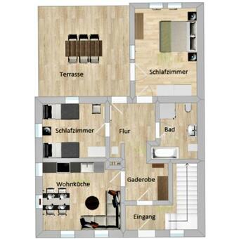 Apartamento Ferienwohnung Am Dorfplatz