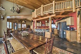 Expansive Ruth Lake Home With Dock, Firepit And Beach!