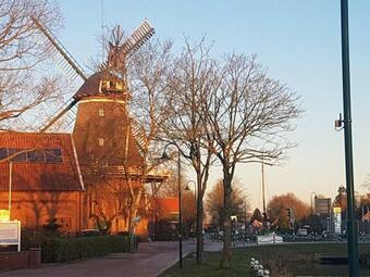 Haus An Der Fehnroute In Ostfriesland