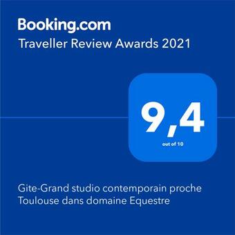 Apartamento Gite-grand Studio Contemporain Proche Toulouse Dans Domaine Equestre