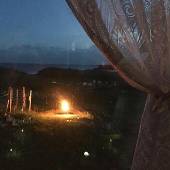 Eco Crofters Wagon By The Beach